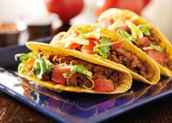 Hovädzie alebo kuracie plnené mexické Tacos, kompletný recept a návod na prípravu