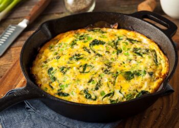 Špenátová Frittata - originálny recept