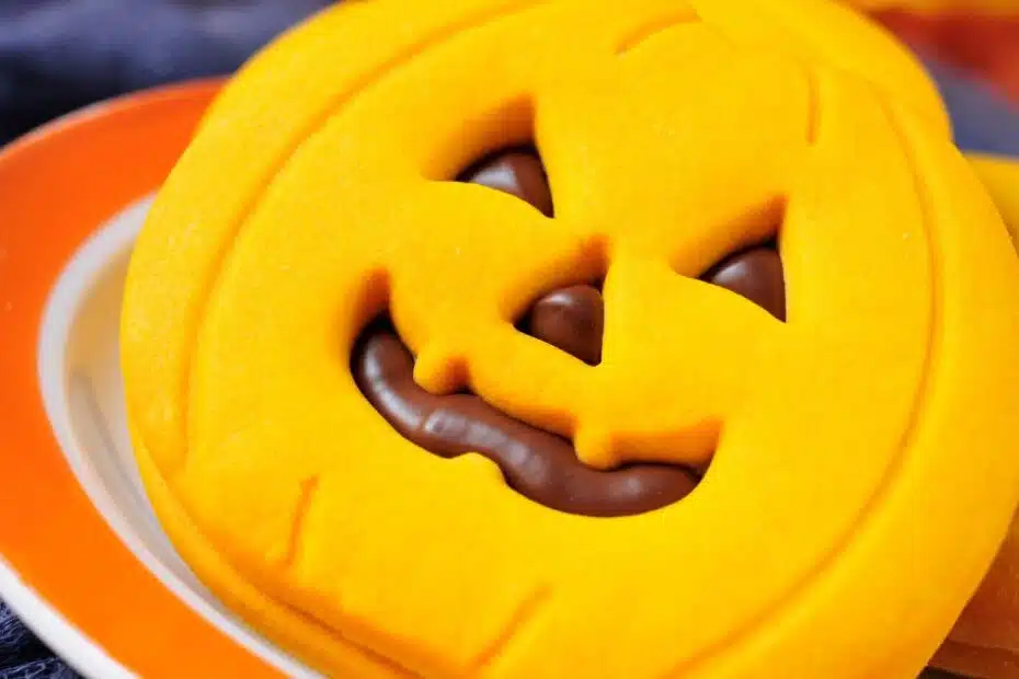 Halloweenske koláčiky, recept na Jack-O'-Lantern cookies