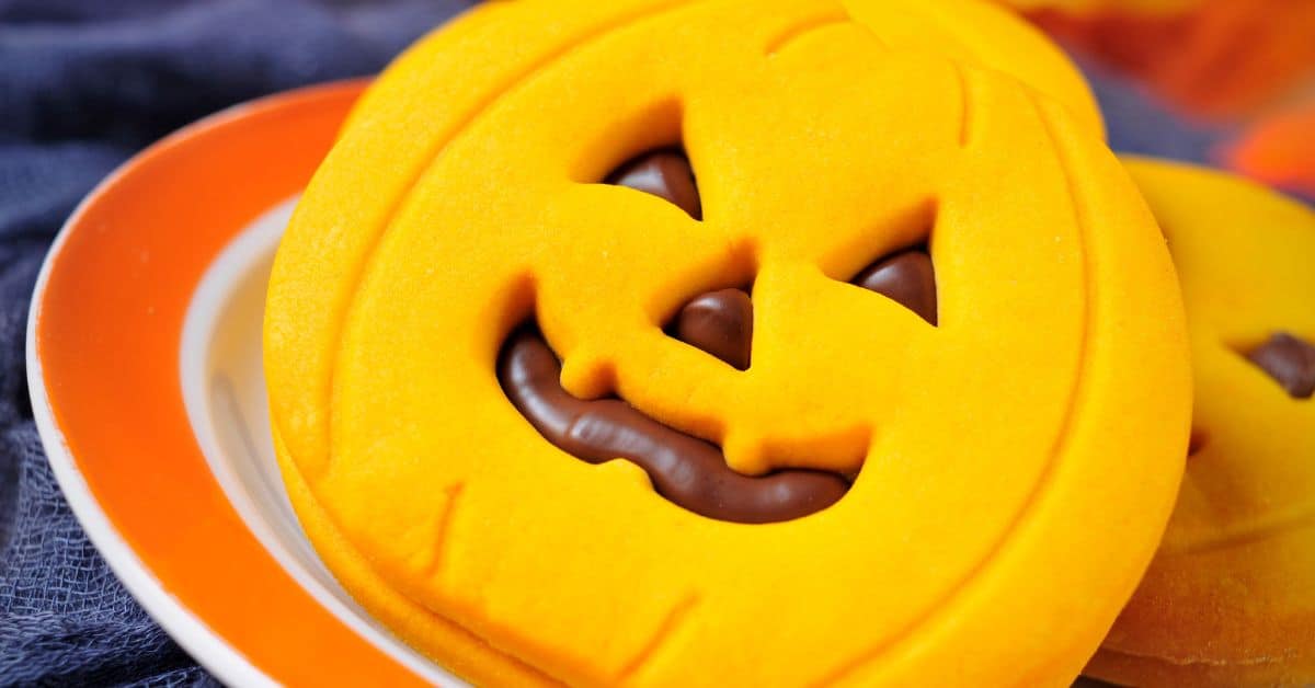 Halloweenske koláčiky - recept na Jack-O'-Lantern cookies
