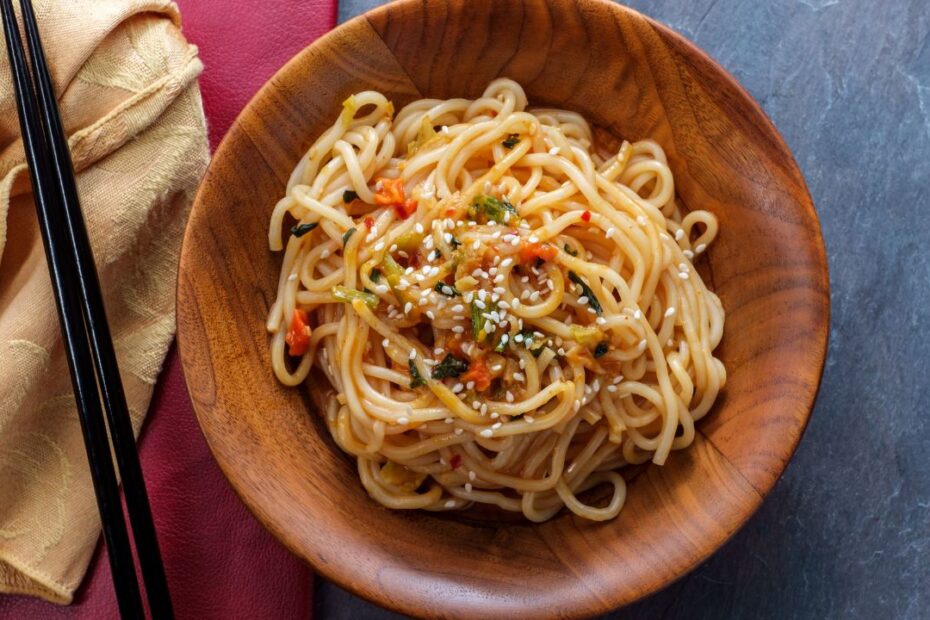Špagety Lo Mein - jednoduchý recept