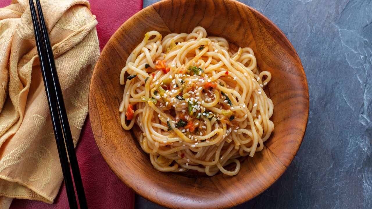 Špagety Lo Mein - jednoduchý recept