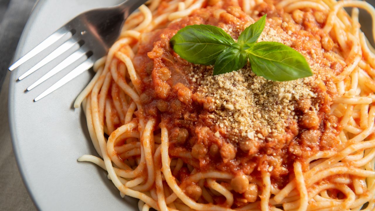 Vegánske bolonské špagety - FIT recept
