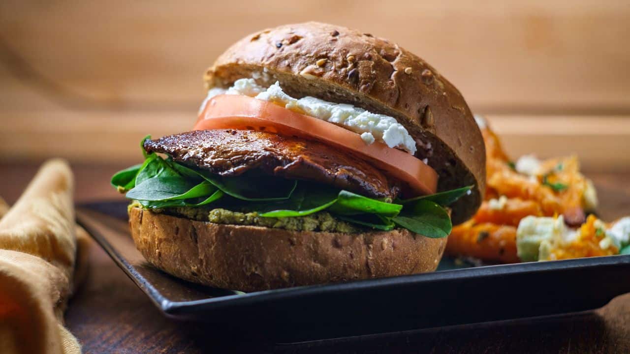 Portobello Burger - vegánsky recept