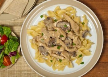 Kuraci stroganov so šampiňónmi - overený recept