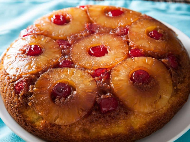 Prevrátený ananásový cheesecake - osviežujúci recept