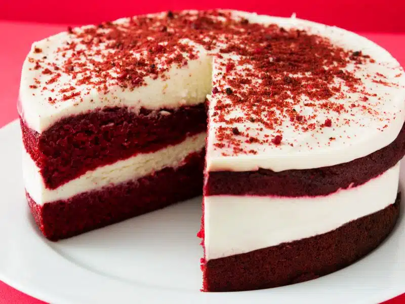 Red velvet Cheesecake - jednoduchý recept