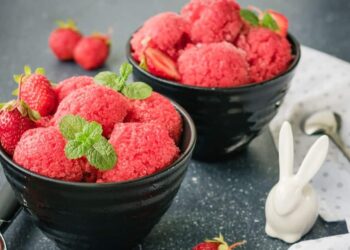 Jahodový sorbet, domáci recept