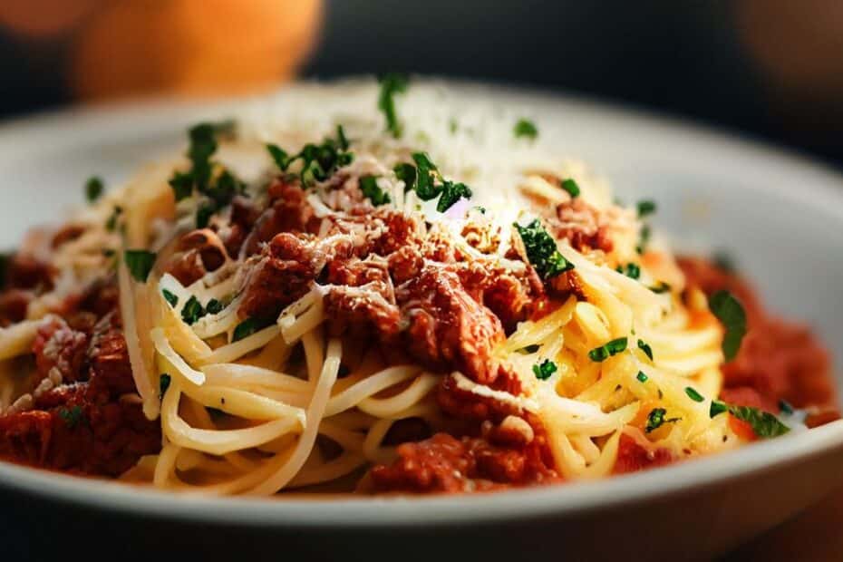 Recepty na špagety s omáčkou, jednoduché špagety