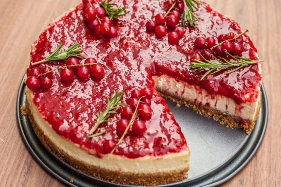 Brusnicový cheesecake, výborný recept