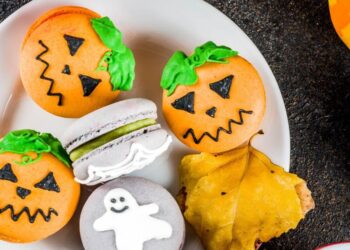 Halloweenske makrónky, skvelý recept