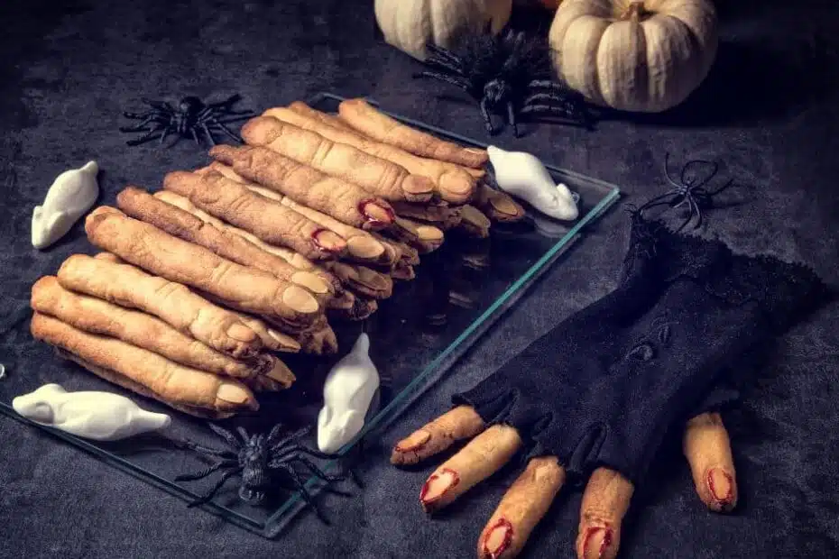 Halloweenske prsty, strašidelný recept
