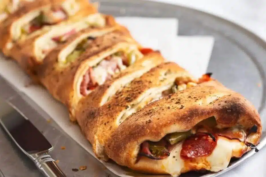 Pizza roláda Stromboli, pravý taliansky recept