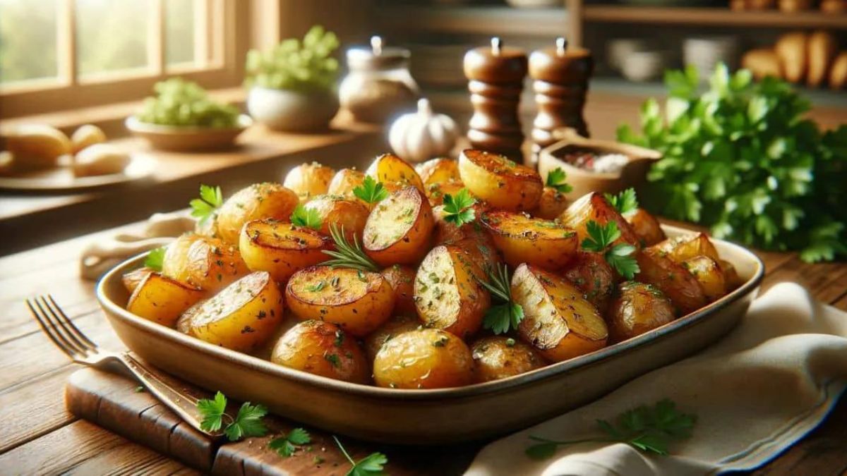 Chrumkavé pečené zemiaky v rúre bez varenia