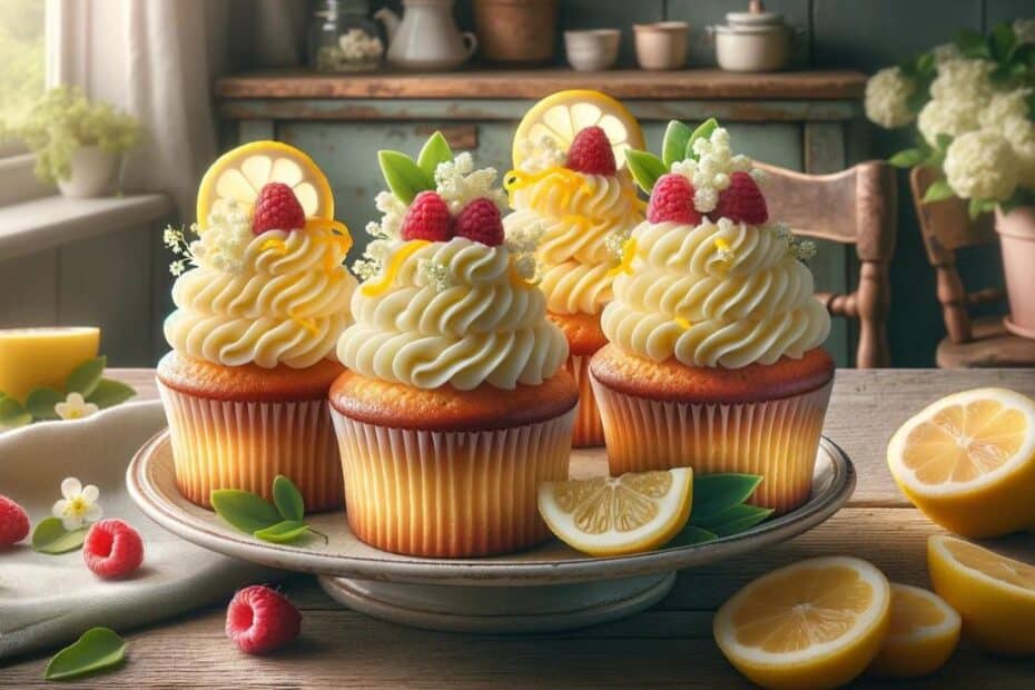 Bazovo citrónové cupcakes