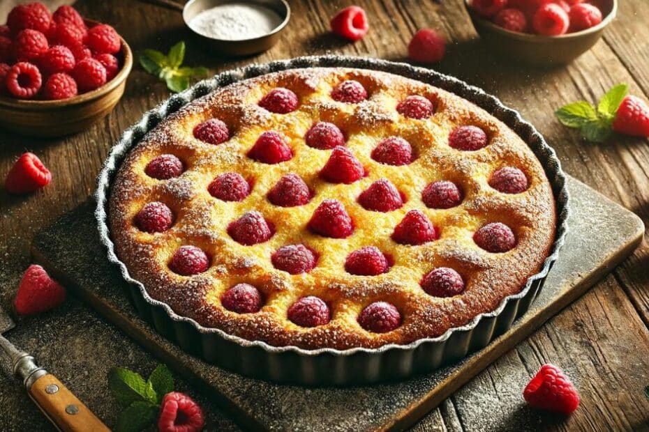 Malinový clafoutis. Fantastický francúzsky dezert