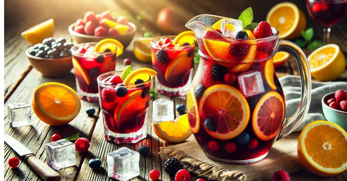 Osviežujúca tradičná španielska Sangria: Recept na lahodný nápoj z červeného vína a ovocia ideálny na letné oslavy a grilovačky