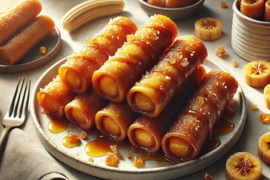 Tradičný Recept na Filipínsky Turon: Chrumkavé smažené banánové rolky