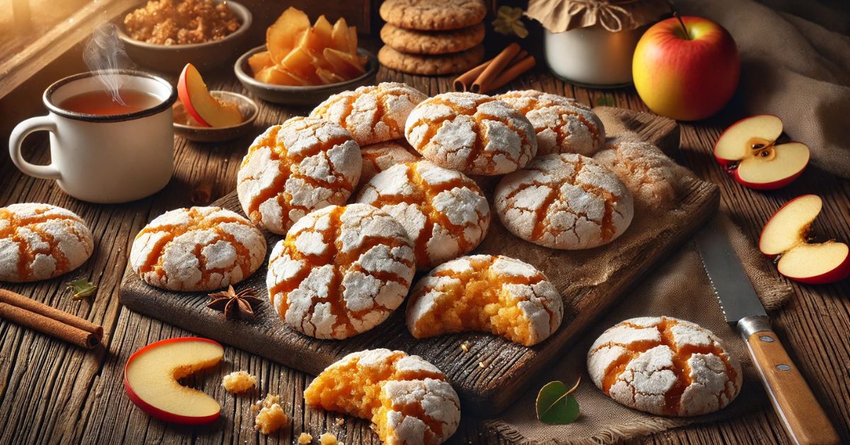 Jemné karamelovo-jablkové crinkles: Najlepší recept na jesenné pečenie plné chuti