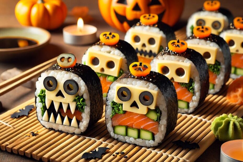 Strašidelné Halloween sushi: Kreatívny recept na tematickú jesennú zábavu