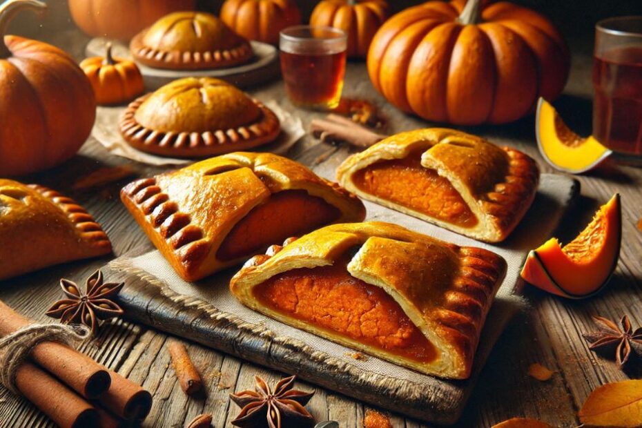 Tekvicové Pumpkin Pasties: Chrumkavé pečivo s korenistou tekvicovou plnkou