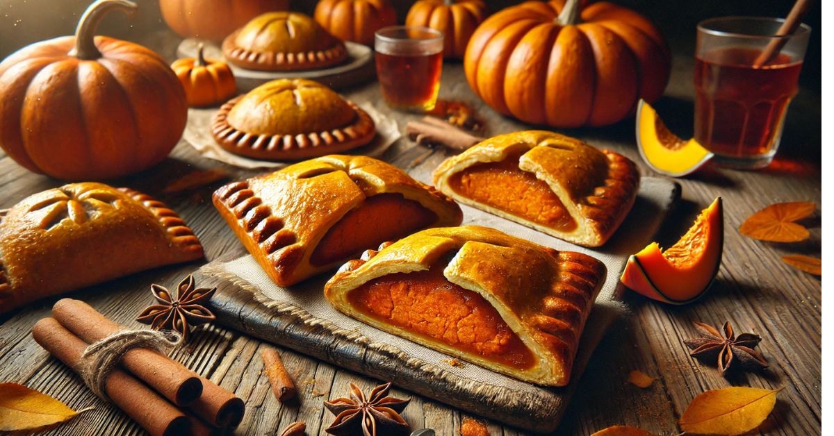 Tekvicové Pumpkin Pasties: Chrumkavé pečivo s korenistou tekvicovou plnkou