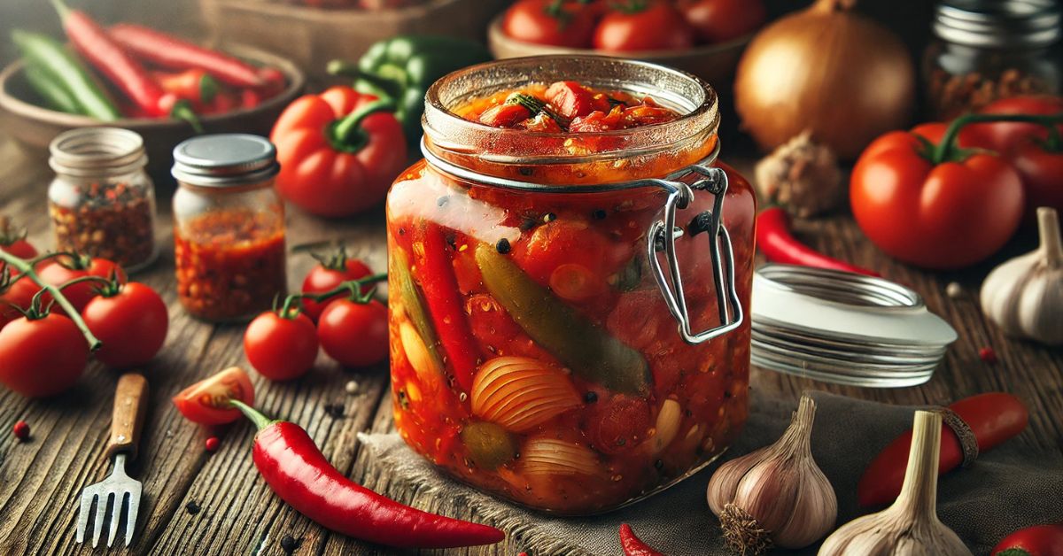 Jesenné pikantné lečo v pohári Recept na domácu zásobu plnú chutí a tepla