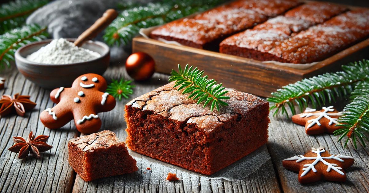 Medovníkové brownies Vianočná kombinácia čokolády a perníka